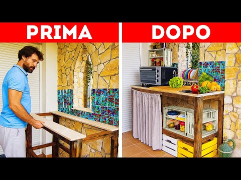 Costruisci la tua cucina da sogno in giardino!