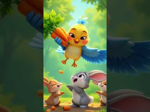 भूखा खरगोश 😂..__#viralshort#cartoon #shortsfeed #aicartoon