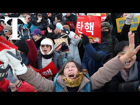 Jubilation in Seoul as South Korea MPs vote to impeach president