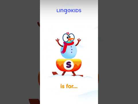 QRST Words for Kids! 🛷❄️ Sing along with the ABC SLEIGH with  @Lingokids  #abcdsong  #forkids