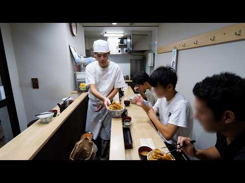 超絶天ぷらラッシュ！わずか２坪の厨房で注文捌く東京下町ワンオペ天丼屋丨Delicious Tempura Restaurants in Japan