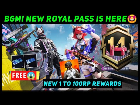 BGMI NEW ROYALE PASS A14 PURCHASE / BGMI A14 ROYAL PASS REWARDS / BGMI A14 RP 60 UC VOUCHER KAISE LE