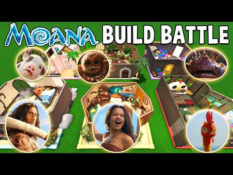 MEGA Moana Build-Off CHALLENGE!