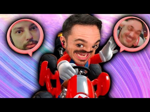HEITIR JOGANDO MARIO KART WORLD ONLINE USANDO A CAMERA DO SWITCH 2