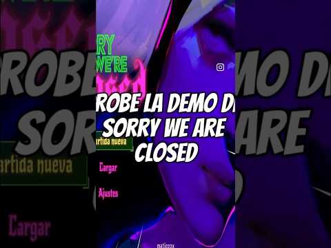 Esta chica podrá sobrevivir😱 sorry we are closed #indie #terror #retro