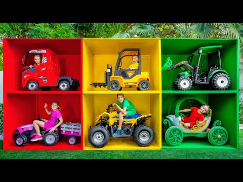 🚗🌈 Búsqueda de Coches Coloridos: Aventuras y Desafíos con Vania y Mania