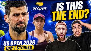 Djokovic CRUMBLES in R1 😱 | US Open 2026 Day 1 Highlights | GTL Tennis Podcast