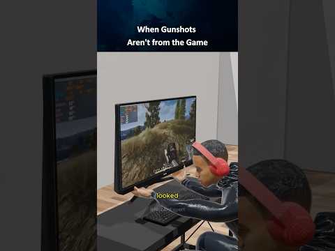 When Gunshots Aren’t From the Game 💀 #shorts