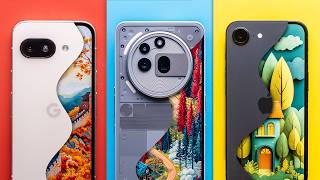 Pixel 9a vs Nothing 3a Pro vs iPhone 16e!