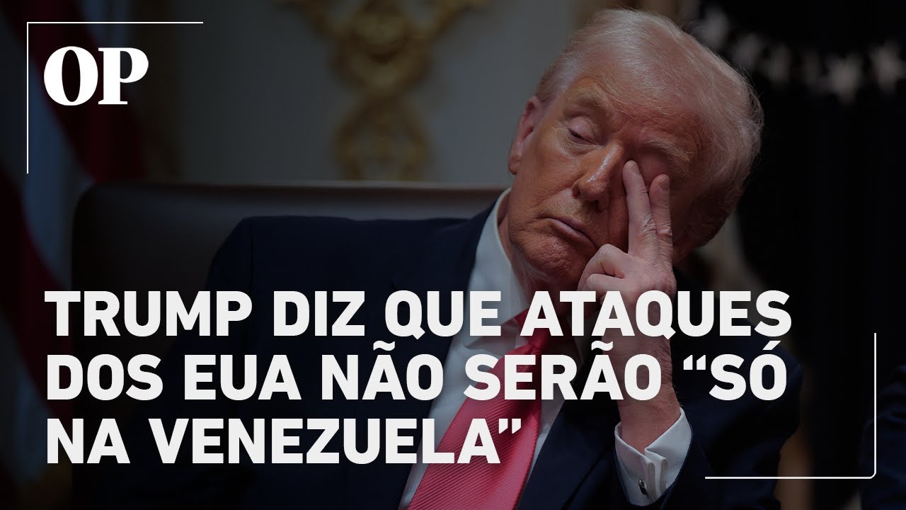 Trump sugere ataques a outros países além da Venezuela por causa do narcotráfico