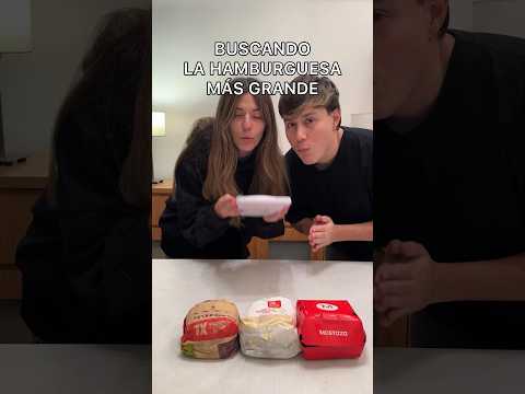 BUSCANDO LA HAMBURGUESA MÁS GRANDE #comida #fastfood #food #mcdonalds #burgerking #mostaza