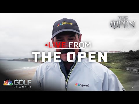 Johnson Wagner surveys 'humps and bumps' of Portrush hole No. 5 | Live From The Open | Golf Channel