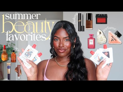 SUMMER BEAUTY FAVORITES FOR GLOWY RADIANT SKIN ☀️ | MAKEUP + PERFUME + BODY & SKIN CARE | iDESIGN8