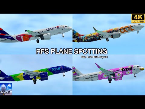 Saõ Luís Int’l Airport | RFS Plane Spotting | Ultra Realism | Ultra Realism | 4K | #rfsnewupdate