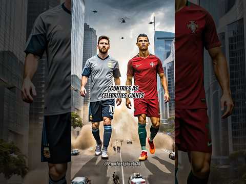 Countries as celebrity’s giants #aiart#countries#midjourney