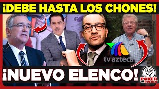SALINAS PLIEGO EN SERIOS PROBLEMAS, ALATORRE SALE DE AZTECA, CHUMEL Y ALAZRAKI LLEGAN DE REFUERZO
