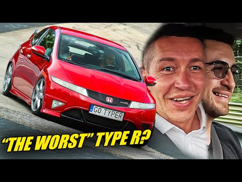 CRAZY REV LIMITER Party! Honda Civic FN2 Type R! // Nürburgring