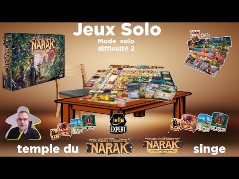 Les ruines perdues de Narak + chefs d'expédition - Temple du singe | Iello Expert | jeu de société