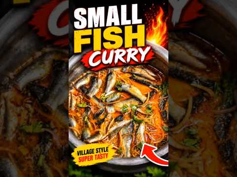 Quick Tengra Fish Curry 🐟 | Small Fish | 10 Mins Recipe #shorts #viral #fishcurry #asmr #asmrcooking