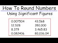 Rounding Numbers and Significant Figures