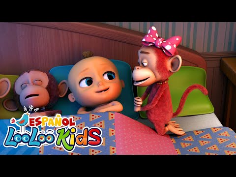 Diez en la Cama + Bebe Tiburon - Canciones infantiles para niños