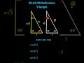 Trigonometry in 30-60-90 Triangles