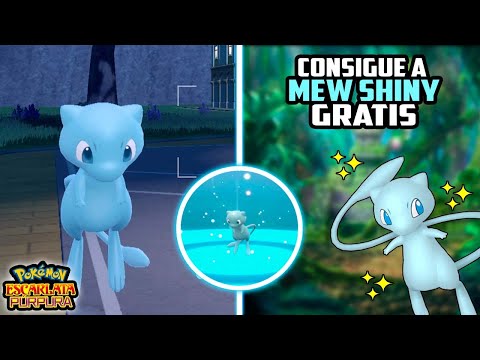 ✅Así consigues a MEW SHINY ✅GRATIS en ✅Pokémon Escarlata y Purpura ✅2025