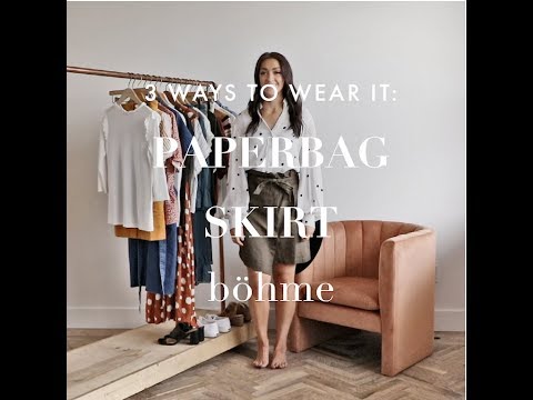 3 Ways to Wear It: Paperbag Skirt