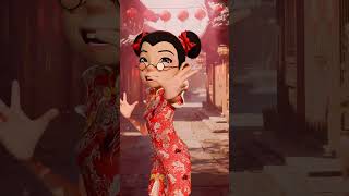 Oko und Lele 🦎 Frohes chinesisches Neujahr! 🐉✨ #shorts #okolele #chinesischesneujahr