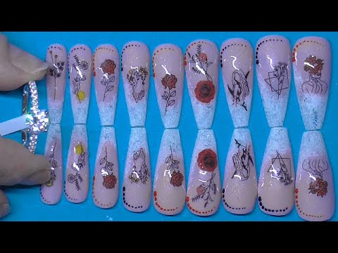 How I make Special Proposal PRESS ON Nails | DIY Nail Art | Jeulia Jewelry | ABSOLUTE NAILS