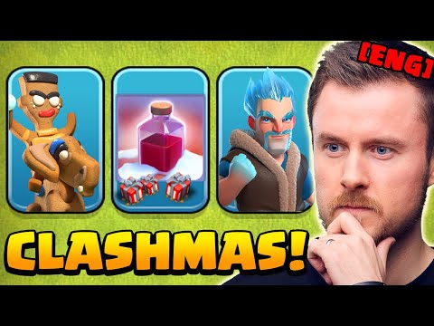 Ram Rider, Ice Wizard and Santa's Surprise are back in December (Clash of Clans)