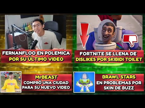 FERNAN EN POLEMICA VIRAL POR SU ULTIMO VIDEO | RECORD DE DISLIKES PARA FORTNITE POR SKIBIDI TOILET