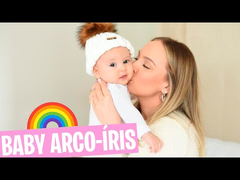 MINHA FILHA É UM BEBÊ ARCO-ÍRIS ❤️