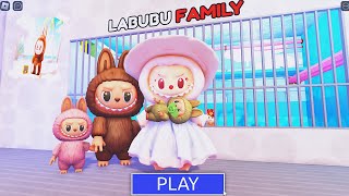 LABUBU FAMILY PRISON RUN! OBBY ROBLOX