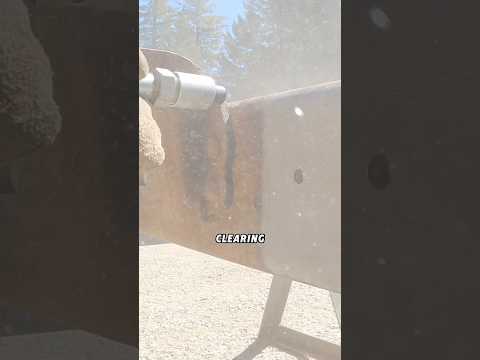 BLASTING AN ENTIRE F550 FRAME WITH HARBOR FREIGHT SANDBLASTER!!!