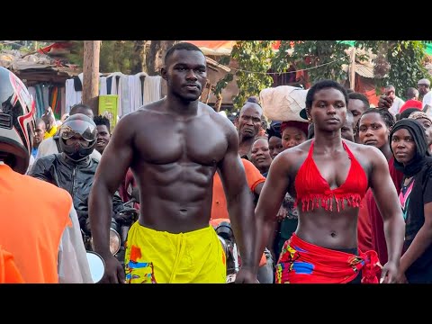 Bodybuilders in public reactions