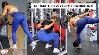 ULTIMATE LEGS and GLUTES WORKOUT Mic’d Up! | Quads, Glutes, Hamstrings