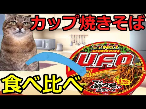 【猫ミーム】カップ焼きそばランキング！！