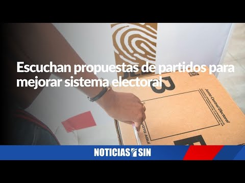 Escuchan propuestas de partidos para mejorar sistema electoral