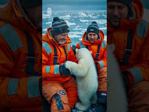 &#128059;‍❄️ Tiny Polar Bear&#39;s Heartwarming Rescue! &#128525; #polarbearrescue &nbsp;#wildlifeconservation #arcticanimals