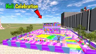 Franklin Celebrate Holi 🎨ll Indian Bike Driving 3d l Mode on Update @Factsmanvivek