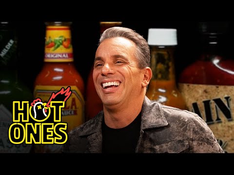 Sebastian Maniscalco Is Thankful While Eating Spicy Wings | Hot Ones