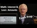 Calculating Loan Amounts and Interest