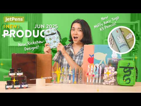 NEW Stationery from June 2025 at JetPens! | New Miffy Kuru Toga KS Pencils! ✨