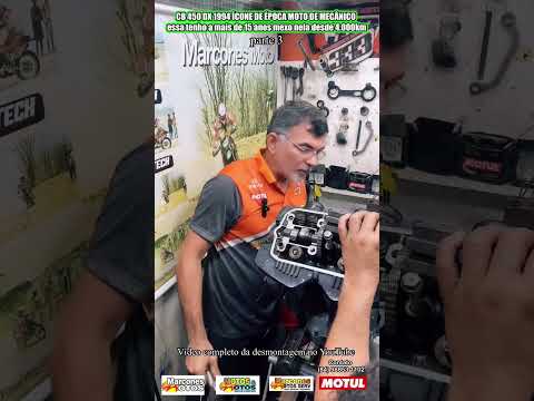 Cb 450DX 94 tentando abrir a parte de força - parte 3 quebrei! #moto #honda #cb450 #revisao #motor