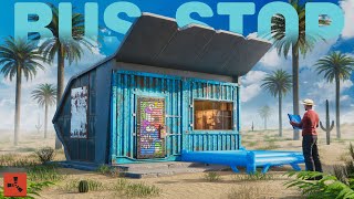 YouTube thumbnail for PrinceVidz's video titled 'The Last BUS STOP Base in Rust (i found it)'
