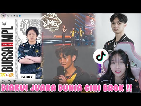 MOMENT RRQ RINZ DIAKUI JUARA M6 SUPER FRINCE🤩😎 - Reaction TikTok MLBB