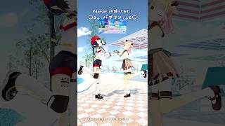 「バブリン/HIMEHINA」2人で踊ってみた🫧 #3D #dance #Shorts【桐谷こむぎ × 和崎あこ/VTuber】