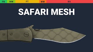 Navaja Knife Safari Mesh Wear Preview
