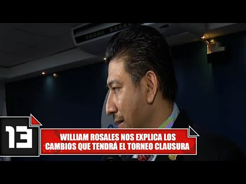 William Rosales nos explica los cambios que tendrá el torneo clausura